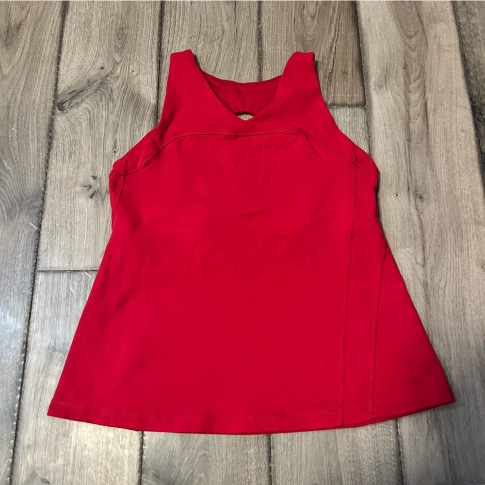 Lululemon athletica red racerback tank top
